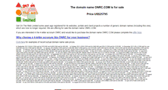 Desktop Screenshot of onrc.com